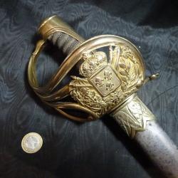 Sabre des gardes du corps du roi modèle 1814 2 éme modèle