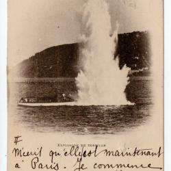 CPA - Marine "EXPLOSION DE TORPILLE "N°237