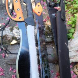 Lot de 3 Kukkri Machette Lame Acier 3Cr13 Manche ABS Etui LOT POUR REVENDEURS Survie Outlast Alaska