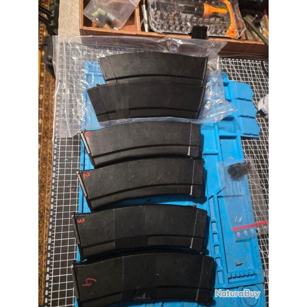 Chargeurs ak ghk lot de 6