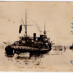CPA - Marine Militaire " CETTE - Escadre Le Carnot " N°132