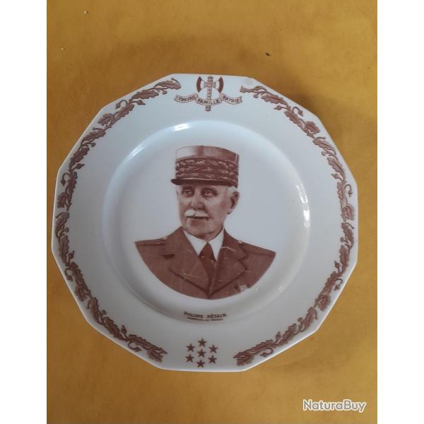 Assiette Marchal Ptain