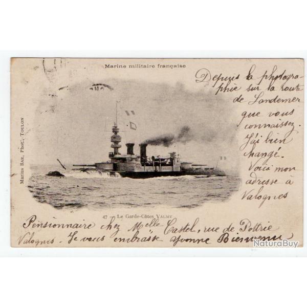CPA - Marine Militaire FRANAISE " Le Garde-Cote VALMY  " N359