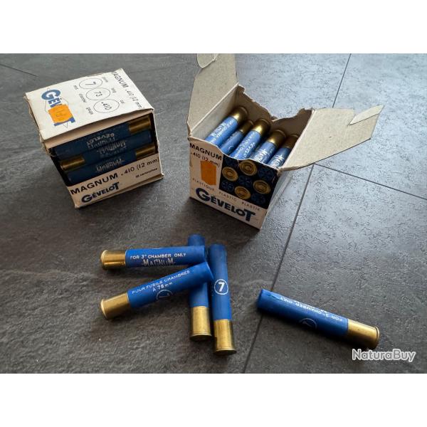 Cartouches GREVELOT .410 Mag 12mm - n7
