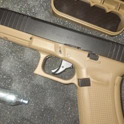 Pistolet CO2 Glock couleur désert