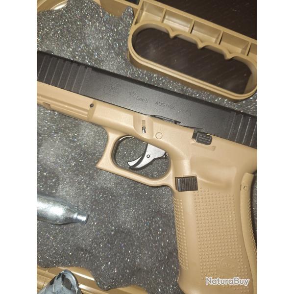 Pistolet CO2 Glock couleur dsert