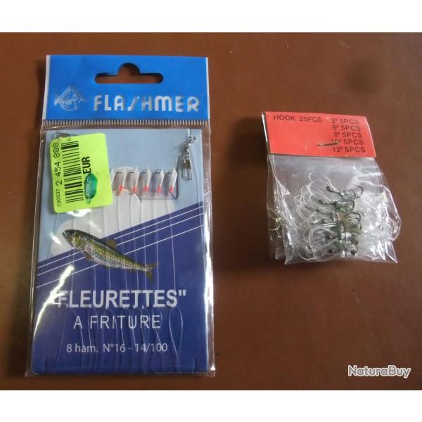 Fleurette  friture + lot de 25 hameons