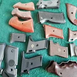 Les plaquettes pour les armes à blanc. (lot)
