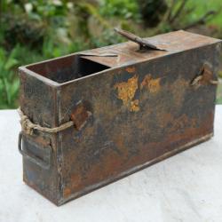 W/|D rare caissette britannique tôle modèle consommable AIRBORNE troupes 1ère ligne BRA25BES001