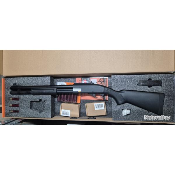 M870 Golden Eagle gaz ( Airsoft ) + Accessoires