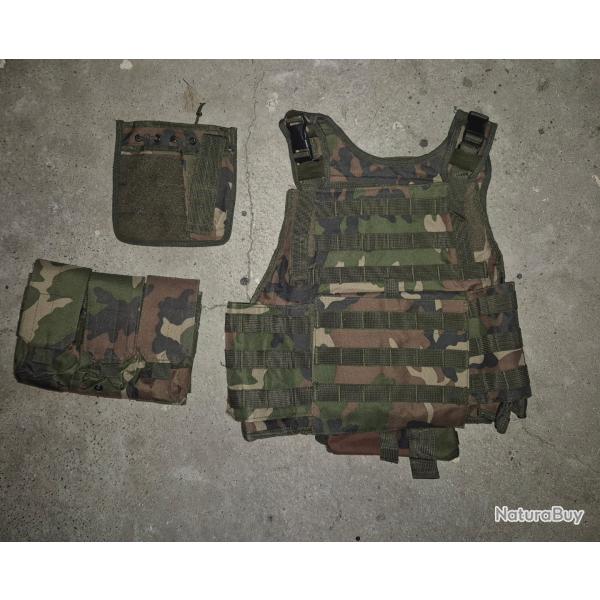 Plate carrier Woodland ( Airsoft )