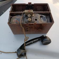 Téléphone militaire de campagne allemand