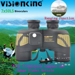 Visionking-Jumelles HD étanches, 7x50, télémètre injuste, boussole éclairée- LIVRAISON GRATUITE !!!