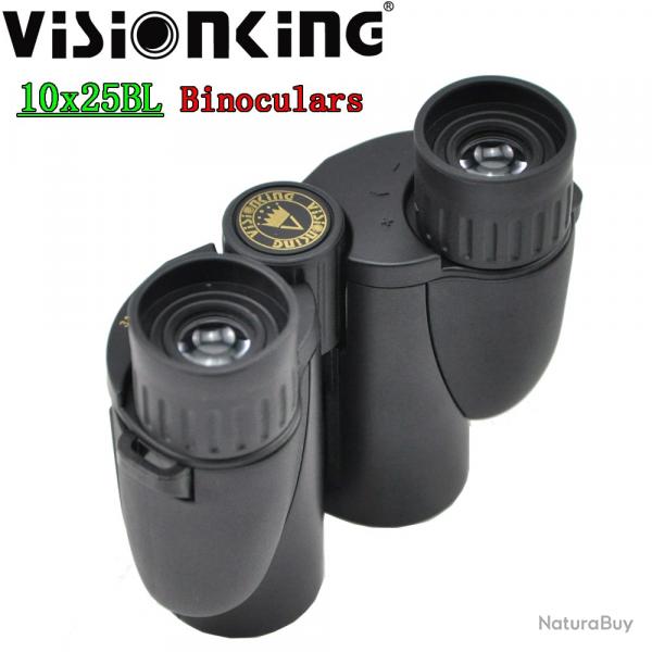 Visionking-Mini tlescope FMC Bak4, jumelles Porro portables 10X25- LIVRAISON GRATUITE !!!