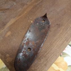 Plaque de couche metal