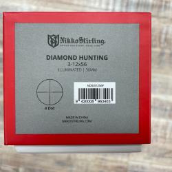 LUNETTE NIKO STIRLING DIAMONT HUNTING 3-12X56 RETICULE LUMINEUX GARANTIE 2 ANS