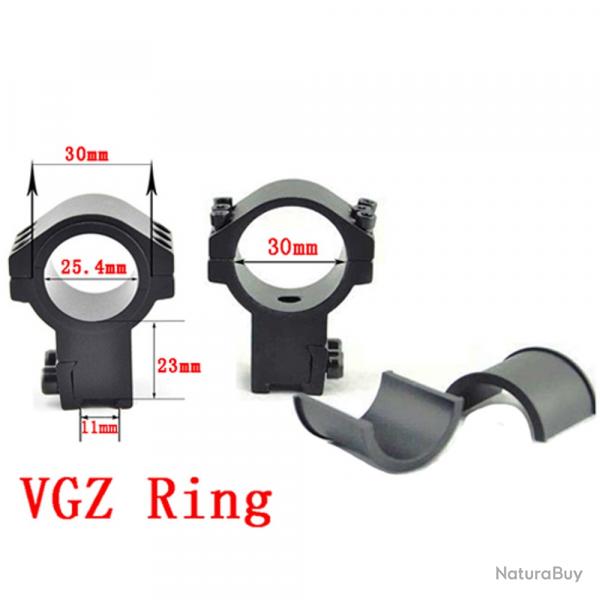 Visionking En Aluminium Fusil Picatinny Bague. 223 .308 .50 -**VGZ LIVRAISON GRATUITE !!!