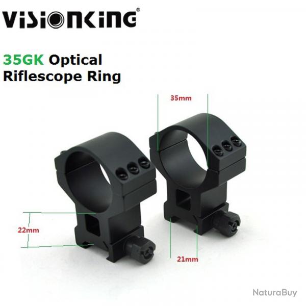Visionking-anneau de montage de lunette de vise de 21mm Picatinny  LIVRAISON GRATUITE !!!
