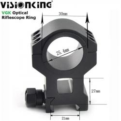 Visionking - anneaux de montage Picatinny pour lunette de visée 25.4mm 30mm LIVRAISON GRATUITE !!!