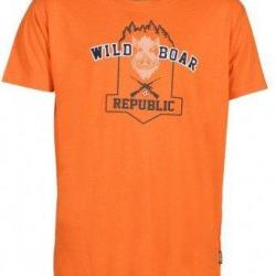 Tee-shirt Wild Boar orange PERCUSSION  -XXL