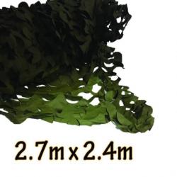 Filet de camouflage ultra-léger vert olive - 2,4 x 2,7 m