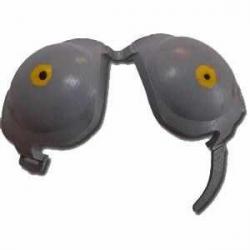 Casque pour pigeon plastique