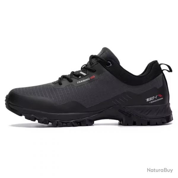 Chaussures Randonne Homme Baasploa Antidrapantes Impermables Confort Mode Chasse Noires - Promo