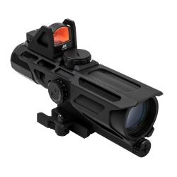 Lunette Gen3 USS 3-9X40 avec point rouge/Mil-Dot