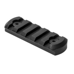 RAIL PICATINNY NOIR FIXATION KEYMOD ALUMINIUM