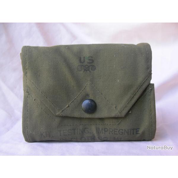 WW2 US KIT TESTING IMPREGNITE IN CLOTHING M1 AMRICAIN MILITAIRE NON COMPLET RFRENC G.I. 39-45