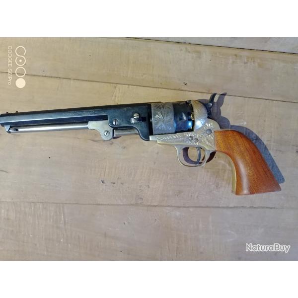 poigne crosse en acajou colt 1851 pietta