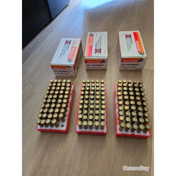 Munitions winchester 22 hornet