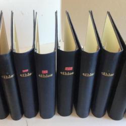 Annonce privée. Lot de quatre RELIURES CIBLES