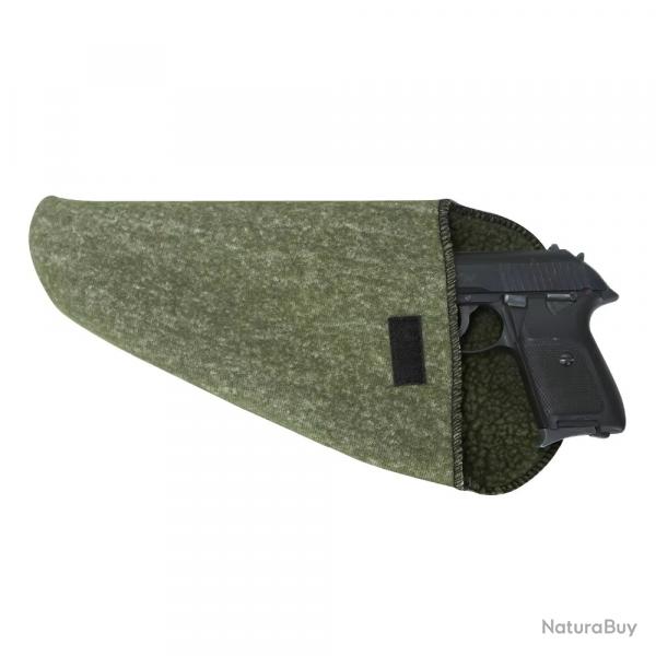 HOUSSE VINTAGE POUR ARME DE COLLECTION - MOLLETONE ET SILICONE - VERTE - LIVRAISON GRATUITE