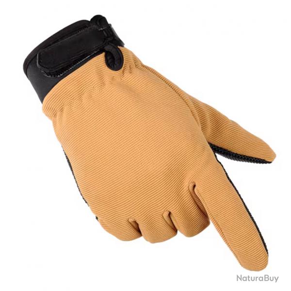 SUPER ENCHERE Gants tactique BEIGE Taille au Choix