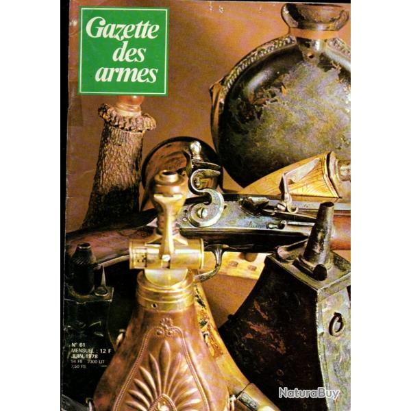 gazette des armes 61 smith et wesson modle 59, fusil mitrailleur lewis, l'uzi, poires  poudre,