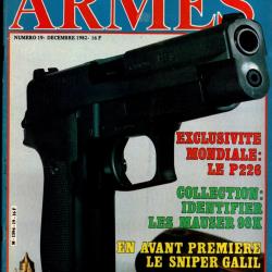 l'amateur d'armes 19, sniper galil, p 226, brown bess, identifier mauser 98k, walther p38 démontage