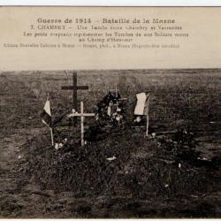 CPA - Guerre de 194- Bataille de la Marne -CHAMBRY N°019
