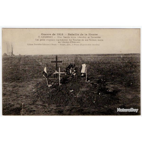 CPA - Guerre de 194- Bataille de la Marne -CHAMBRY N019