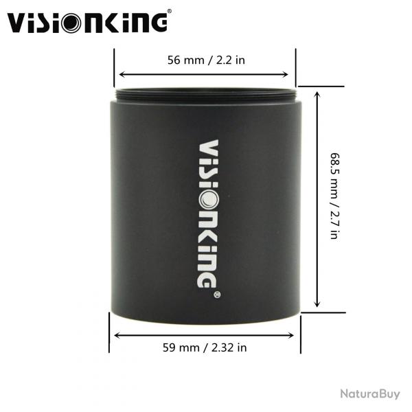 Visionking-pare-soleil en aluminium pour objectif, 8.5-25x50, 4-16x50 LIVRAISON GRATUITE !!!