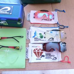 LUNETTE PILLA CARBONE , 3 MASQUES , SUPPORT VERRES CORECTEUR