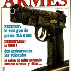 l'amateur d'armes 13 démontage usm1, heckler et koch 502 riot gun de police, pistolets volcanic,