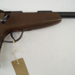 Pistolet monocoup à verrou Gaucher (MARQUE) 22LR 8" 1 sans prix de réserve