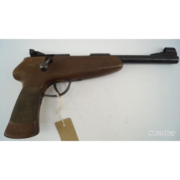 Pistolet monocoup  verrou Gaucher (MARQUE) 22LR 8" 1 sans prix de rserve