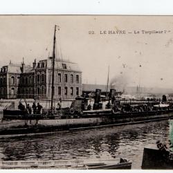 CPA -Marine Militaire -LE HAVRE- Le Torpilleur 1" Alarme N°1165