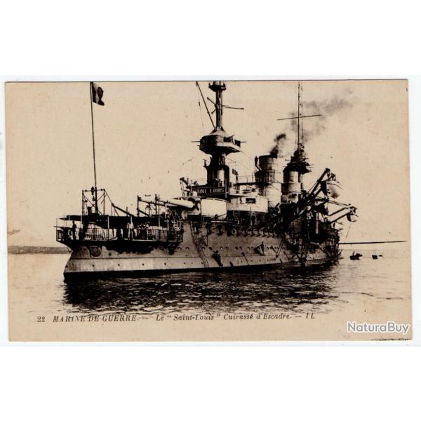 CPA -MARINE DE GUERRE -Le "Saint-Louis " Cuirasse dEscadre N1166