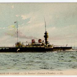 CPA -MARINE DE GUERRE - " Le Bovines " Cuirasse d'Escadre N°250