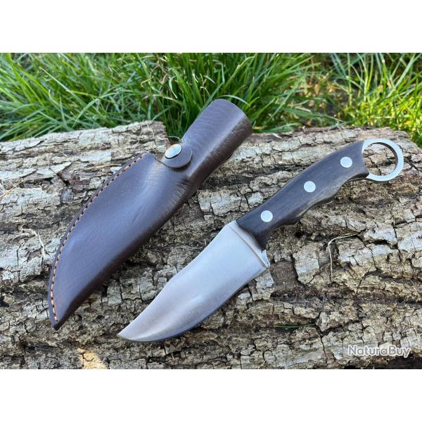 KARAMBIT 21CM MANCHE ERGONOMIQUE enchre