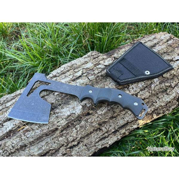 HACHETTE DE SURVIE 25CM MANCHE ERGONOMIQUE enchre