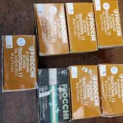 Lot de cartouches Fiocchi calibre 12